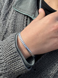 Bracelet élégant avec chaîne assortie